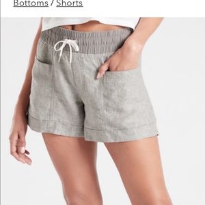 ATHLETA Cabo linen 4” shorts